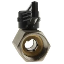 Legris Standard Lever Pneumatic Manual Control Valve 3/4 in, Brass Body, 12 bar Pressure, Model 0491 13 27