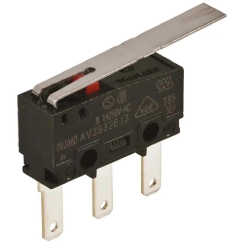 Panasonic Long Hinge Lever Micro Switch Tab Terminal 5A 250V AC SPCO AVL3835-A