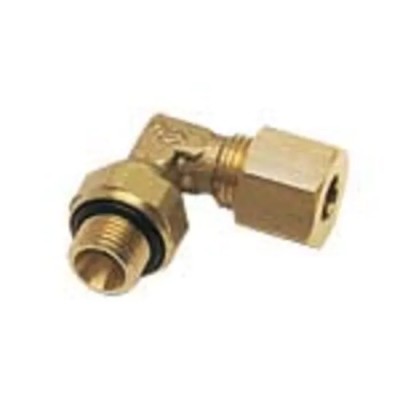 Legris Pneumatic Fitting Brass Threaded-to-Tube Series 199 Nickel Finish 100°C 0199 14 17
