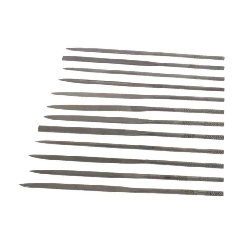 RS PRO 12 Piece Swiss Pattern 160 mm Needle File Set for Precision Metal Wood Stone Shaping 146-7309