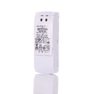 Recom Constant Current 1 Output LED Driver, 13V to 26V, 9W Power, 350mA Driver, IP20 Rated 