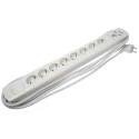 RS PRO 5 m 8 Socket Schuko Extension Lead Power Strips 250V 16A with IP20 Rating 146-6746
