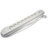 RS PRO 5 m 8 Socket Schuko Extension Lead Power Strips 250V 16A with IP20 Rating 146-6746
