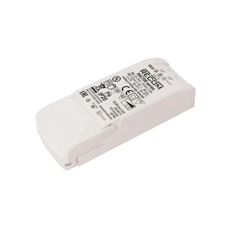 Recom LED Driver, IP20, 1 Output, 18V/9V, 9W, 500mA Constant Current, Screw Terminal Type, AC-DC Enclosed Configuration 