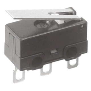 Panasonic Hinge Lever Ultra Miniature Micro Switch, Solder Terminal, 2A, 125V AC, 30V DC, SPCO AH16629-A