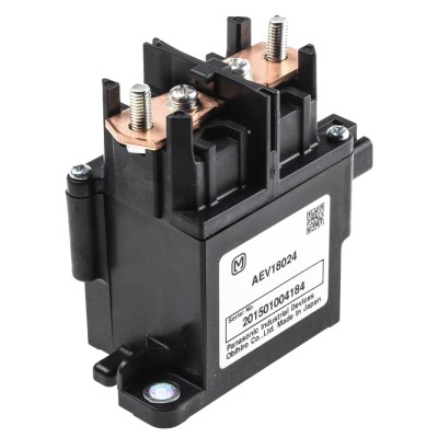 Panasonic Flange Automotive Relay 24V dc Coil Voltage 4.2W Power 80A Switching Current SPST AEV18024