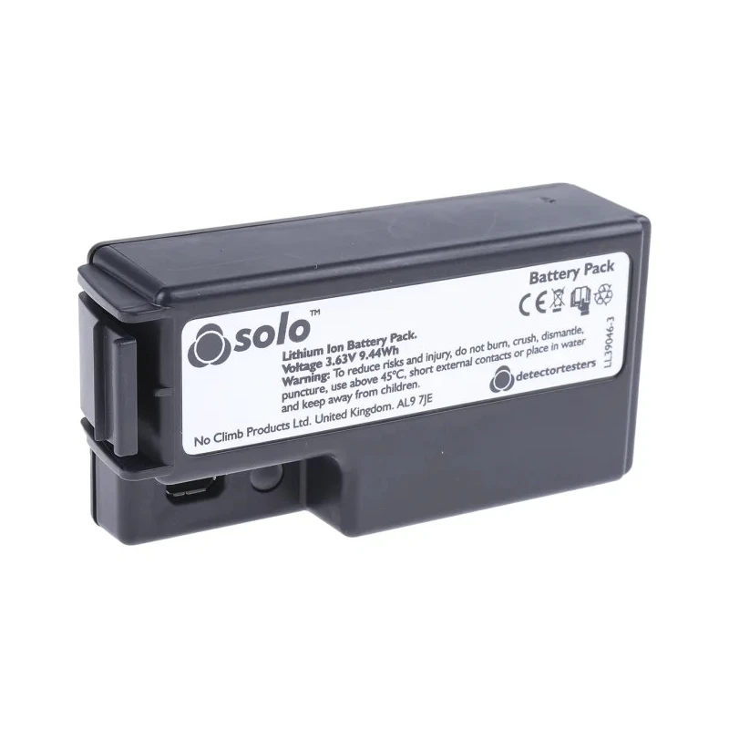 No Climb Solo Series Battery Charger Lithium Ion USB Fast Charge for Solo 365 Smoke Detector Tester SOLO370-1pack