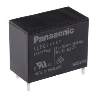 Panasonic PCB Power Relay 9V DC Coil 31A Switching Current SPST ALFG2PF09