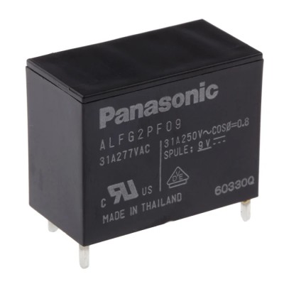Panasonic PCB Power Relay 9V DC Coil 31A Switching Current SPST ALFG2PF09