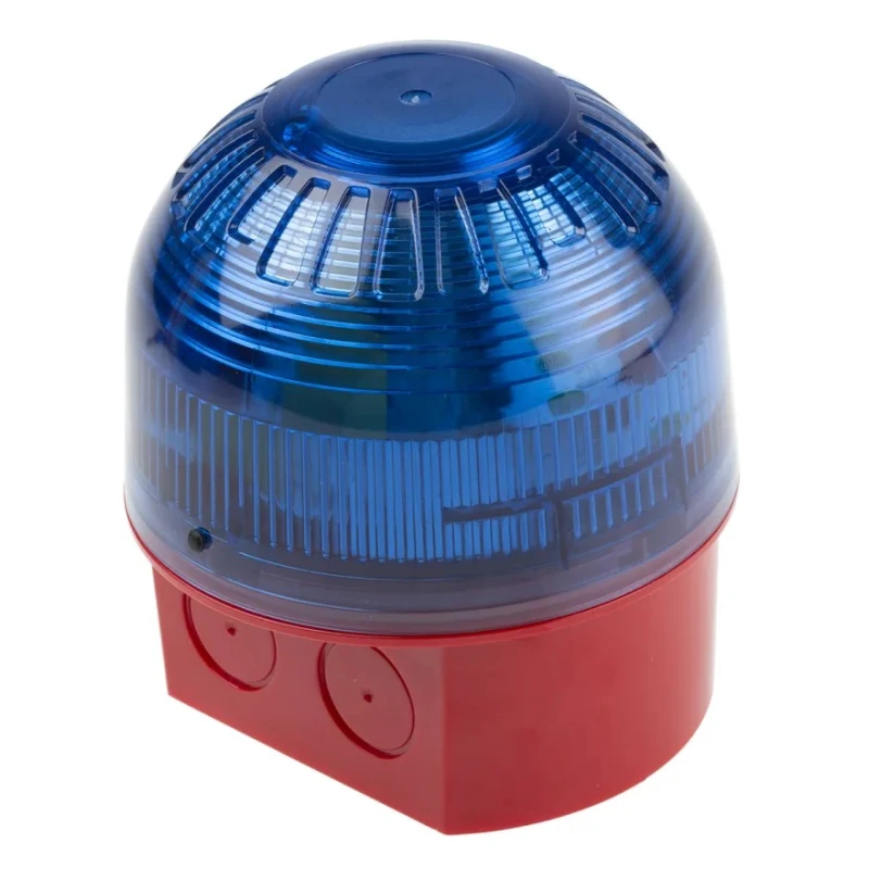 Klaxon PSB Series Blue Beacon 6V DC Flashing Base with Xenon Bulb IP65 PSB-0057