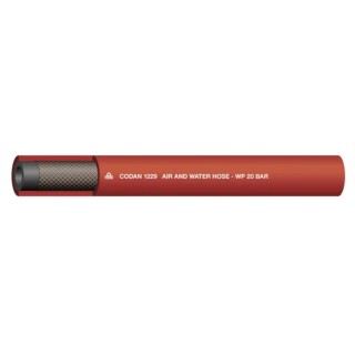RS PRO Ethylene Propylene Diene Monomer Hose Pipe, 12.7 mm ID, 21.5 mm OD, 25 m Length, Red, Maximum Operating 146-7736