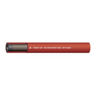 RS PRO Ethylene Propylene Diene Monomer Hose Pipe, 19 mm Inside Diameter, 27 mm Outside Diameter, 25 m Length, Red 146-7737
