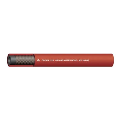 RS PRO Ethylene Propylene Diene Monomer Hose Pipe, 19 mm Inside Diameter, 27 mm Outside Diameter, 25 m Length, Red 146-7737