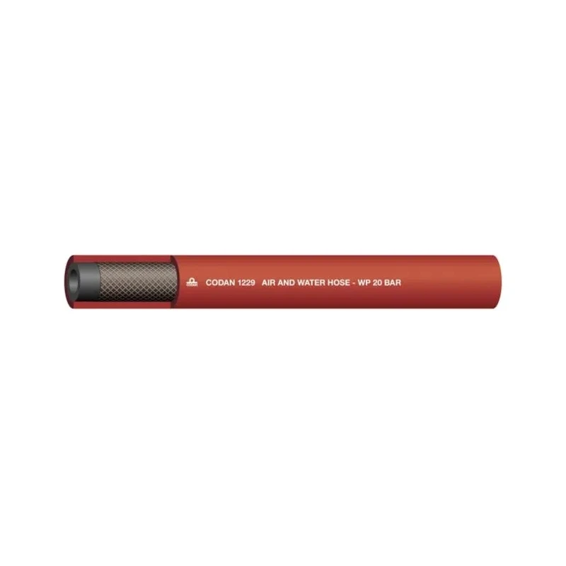 RS PRO Ethylene Propylene Diene Monomer Hose Pipe, 19 mm Inside Diameter, 27 mm Outside Diameter, 25 m Length, Red 146-7737