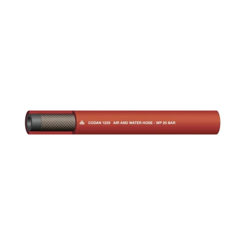 RS PRO Ethylene Propylene Diene Monomer Hose Pipe 25 mm ID, 35 mm OD, Red, 25 m 146-7738