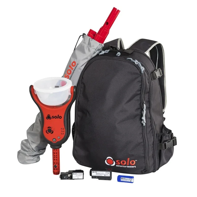 No Climb Solo Series Battery-Powered Cordless Smoke Detector Test Kit 1.75m Reach URBAN365