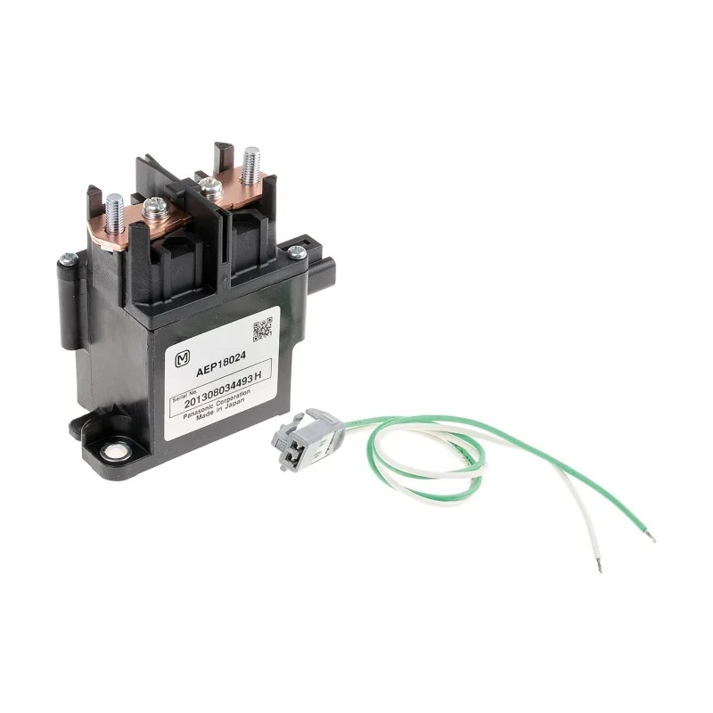 Panasonic Flange Power Relay 24V DC Coil 80A Switching Current SPST AEP18024