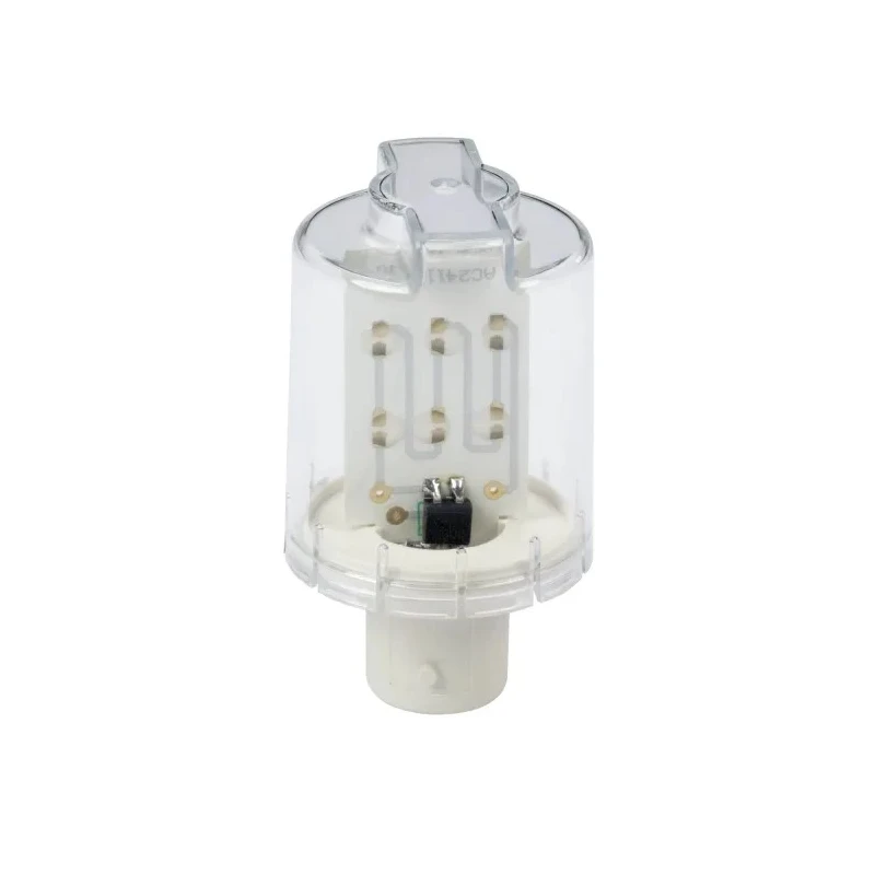 Schneider Electric White LED Lamp with BA15D Socket 24V AC Harmony XVM Optimum BA15D 