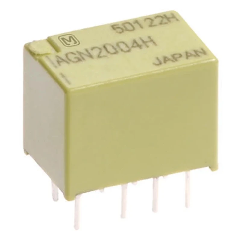 Panasonic PCB Signal Relay, DPDT Contact Configuration, 4.5V DC Coil, 1A Switching Current, 30W Switching Power AGN2104H
