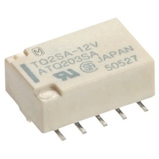 Panasonic PCB Signal Relay 12V DC Coil 1A DPDT Surface Mount Low Profile TQ2SA-L-12V