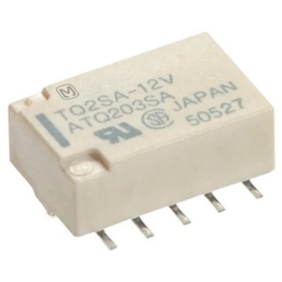 Panasonic PCB Signal Relay 12V DC Coil 1A DPDT Surface Mount Low Profile TQ2SA-L-12V