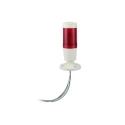 Schneider Electric Harmony XVM Series Red Signal Tower Continuous or Intermittent Tone 24V AC/DC, 1 Light XVMB2RSWSB
