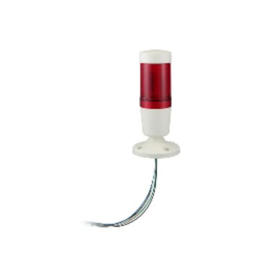 Schneider Electric Harmony XVM Series Red Signal Tower Continuous or Intermittent Tone 24V AC/DC, 1 Light XVMB2RSWSB