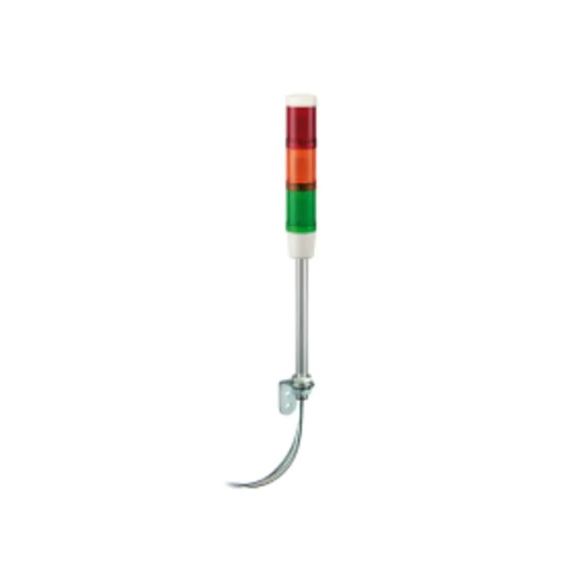 Schneider Electric Harmony XVM Series Signal Tower Base with Integrated Buzzer, 3 Lights Amber Red Green LED XVMB2RAGSSB