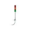 Schneider Electric Harmony XVM Series Signal Tower Base with Integrated Buzzer, 3 Lights Amber Red Green LED XVMB2RAGSSB