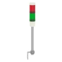 Schneider Electric XVM Series Signal Tower with Green and Red LED Lights, Buzzer, 24V AC/DC Base XVMB2RGSSB