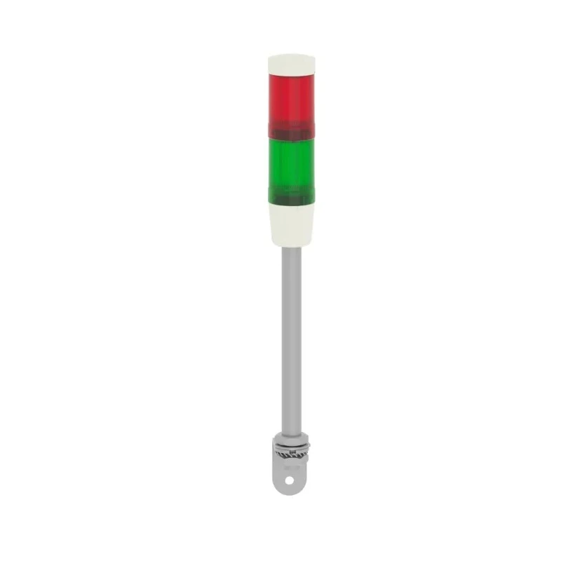 Schneider Electric XVM Series Signal Tower with Green and Red LED Lights, Buzzer, 24V AC/DC Base XVMB2RGSSB