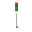 Schneider Electric XVM Series Signal Tower with Green and Red LED Lights, Buzzer, 24V AC/DC Base XVMB2RGSSB