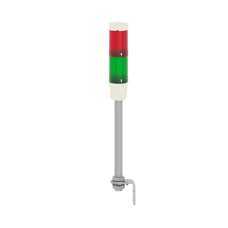 Schneider Electric XVM Series Signal Tower with Green and Red LED Lights, Buzzer, 24V AC/DC Base XVMB2RGSSB