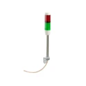 Schneider Electric Harmony XVM Series Red and Green Signal Tower Buzzer with Integrated Base Unit, 2 Lights, 250V XVMM2RGSSB