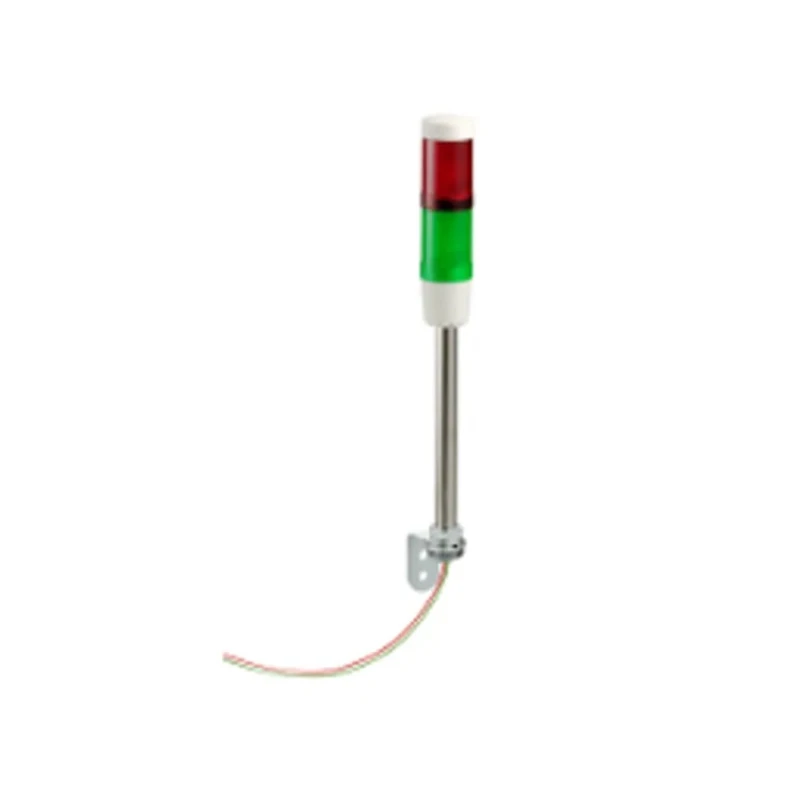 Schneider Electric Harmony XVM Series Red and Green Signal Tower Buzzer with Integrated Base Unit, 2 Lights, 250V XVMM2RGSSB