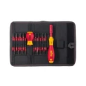 Wiha Hex, Mixed Bit Set, Torx, Slotted, Hex, Phillips, Pozidriv Screwdriver Bit Set 18 Pieces 41231