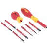 Wiha Torx Mixed Bit Set with Hex, Pozidriv, Slotted, Phillips Head Types, 9 Pieces 41233
