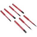 Wiha Torx Mixed Bit Set with Hex, Pozidriv, Slotted, Phillips Head Types, 9 Pieces 41233