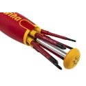 Wiha Hex Mixed Bit Set with Torx, Slotted, Pozidriv Heads, 6 Pieces 41235