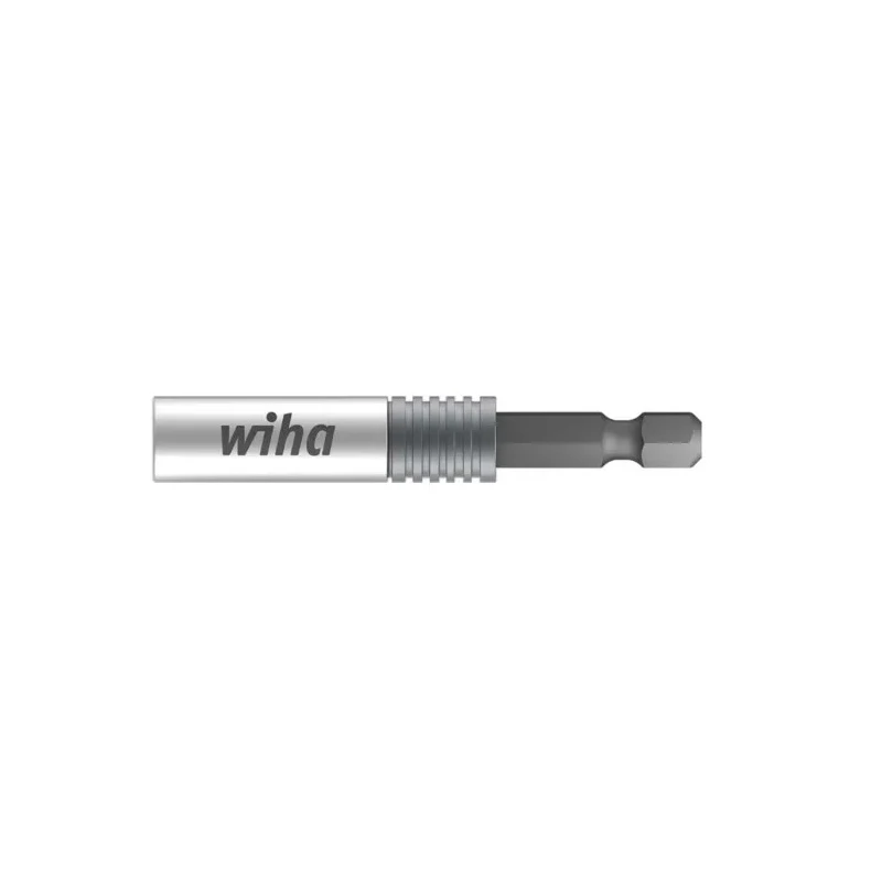 Wiha Hex Bit Holder, 6.35 mm Drive, 1/4 in Tip, Hex Drive, 66mm Overall 39134