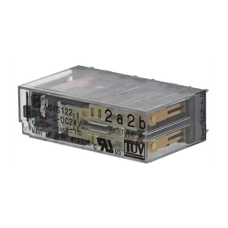 Panasonic PCB Mount Force Guided Relay 24V DC Coil Voltage 4-Pole DPDT SFS2-L-DC24V