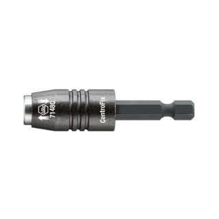 Wiha Hex Bit Holder, 6.35 mm Drive, 1/4 in Tip, Hex Drive, 66 mm Overall 32477