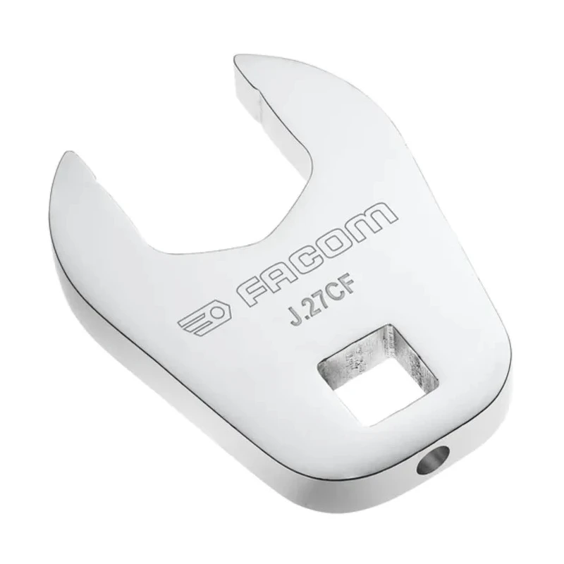 Facom Open Ended Insert Spanner Head 3/8 in Insert Size 12 mm Steel Chrome Finish J.12CF