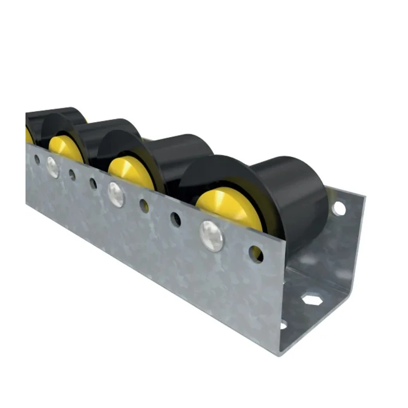 Interroll Polyamide Round Conveyor Roller Flange 50 mm Diameter x 65 mm Length, 300 N Dynamic Load, 8 mm Round Spindle 2910