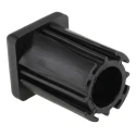 RS PRO Square Nylon Threaded Tube Insert M10 30 mm x 30 mm x 43 mm, 500 kg Static Load Capacity 235-0925