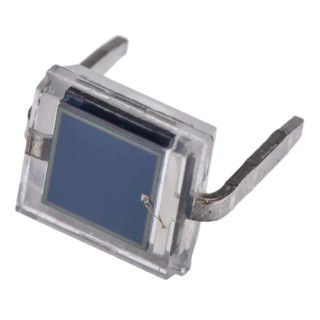 Vishay Visible Light, Infrared Photodiode, 65 ° Half Sensitivity Angle, Through Hole Flat Top BPW34