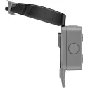 BG Electrical 13A Grey 2 Gang Outdoor Surface Mount Plug Socket Type G IP66 WP22-02