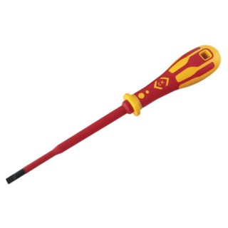 CK Insulated Screwdriver 125 mm Blade, VDE 1000V Approved, 232mm Overall T49244-055