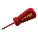 CK Insulated Stubby Screwdriver 46 mm Blade VDE 1000V Approved Ergonomic Grip T48344-055
