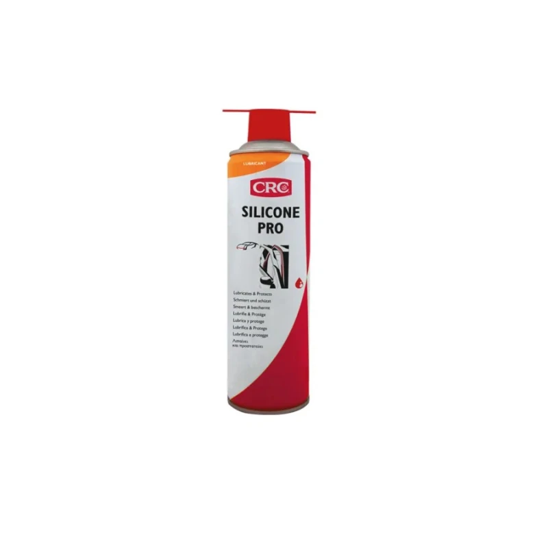CRC Silicone Pro Multi Purpose Lubricant Aerosol 650 ml / 500 ml, Colourless Silicone Based 32695